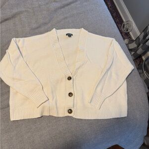 Wild Fable Cream Cardigan Sweater